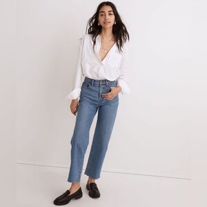 Madewell Perfect Vintage Wide Leg Crop in Knoxville Wash